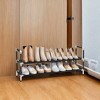 Slim 2-Tier Shoe Rack - Space-Saving Shoe Storage Solution for 8-10 Pairs - image 2 of 4