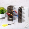 Unique Bargains Office Home Supplies 4 Compartments Desk Organizer Pen Holder 3 Pcs - 4 of 4