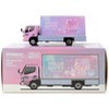 Mitsubishi Fuso Canter Mobile Ad Truck RHD "Hello Kitty" Pink with Graphics "Truck64" 1/64 Diecast Model Car by Tarmac Works - 4 of 4