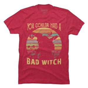Men's Design By Humans Halloween Funny You Coulda Had Bad Witch By Ering T-Shirt - 1 of 4