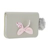 Unique Bargains Studded Rhombus Pom Zip Coin Purse Wallet 1 Pc - 2 of 4
