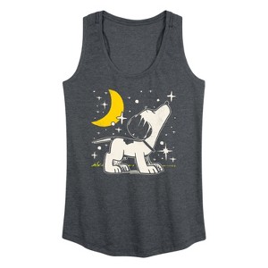 Women's - Peanuts - 50s Snoopy Stars Graphic Racerback Tank - 1 of 4