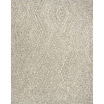 Nourison Modern Wool Geometric Handtufted Rug