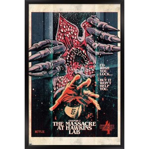 Trends International Netflix Stranger Things: Season 4 - Massacre Framed Wall Poster Prints - 1 of 4