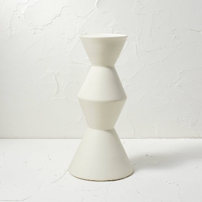 Ceramic Plant Pedestal White - Opalhouse™ designed with Jungalow™
