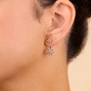 SHINE by Sterling Forever CZ Starburst Jacket Earrings - 2 of 3