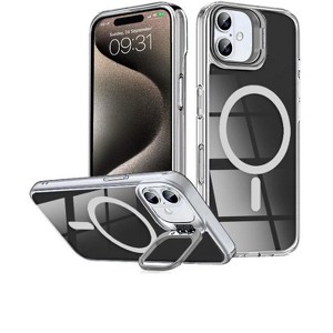 Entronix [Magnetic] Case Compatible with iPhone 17 Pro – [Glossy] Color Back with Camera Frame Stand - 1 of 4