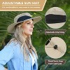 Solaris Women's Ponytail Hole UPF 50 Sun Protection Hat for Garden Hiking Safari Outdoor Beach, Adjustable Chin Strap and Breathable Mesh - 2 of 4