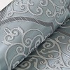 Sapphtopaz King Size Comforter Set 12 Piece Bedding Comforter Set Woven Jacquard Fabric Cotton Geometric Prints Quilt Set with Bed Sheet, Blue - 3 of 4