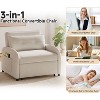KTMBDW Convertible Sofa Bed, 3-in-1 Futon Sofa Bed, 70" Sleeper Couch with Pull Out Bed, Sofa Cama with Pockets for Living Room - 4 of 4