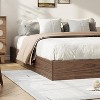 King Size Wood Platform Bed Frame,Wooden Bed Frame Without Headboard, Wood Slat Support,No Box Spring Needed, Easy Assembly - 4 of 4
