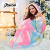 Inhand Wearable Blanket Hoodie for Adult Flannel Oversized Hoodie Sweatshirt Blanket with Pockets Birthday Gifts for Women - 3 of 4