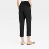 Women's Signature Crepe Tapered Ankle Pull-On Pants - A New Day™ - 2 of 3