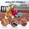 Vintage Geometric Rug Washable Indoor Bedroom Rugs Non Slip Low Pile Area Rug - 4 of 4