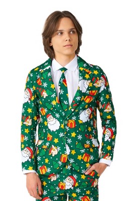 Suitmeister Boys Christmas Suit - Santa Elves Green - Size: S : Target