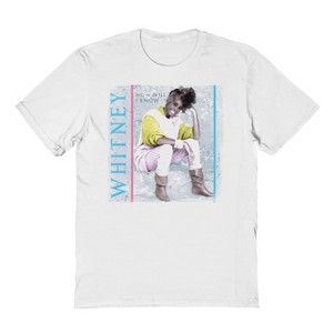 Whitney Houston Men's How Will I No 1 Short Sleeve Graphic Cotton T-Shirt - 1 of 1