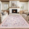 Fulvari Area Rug,Rugs for Living Room & Bedroom,Bohemian Washable Rug with TPR Gripper,Recycled Polyester Low-Pile Pet & Kid Safe - 4 of 4