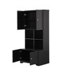 Kumasinova Tall Bathroom Storage Cabinet,Bathroom Cabinet Freestanding with Adjustable Shelves,4-Door Bathroom Cabinets with for Organized Spaces - 2 of 4