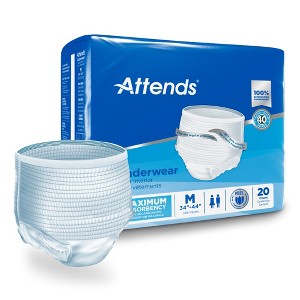 Attends Disposable Underwear, Heavy - 1 of 2
