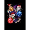 Men's Lost Gods Xmas Cats in Space T-Shirt - 2 of 4