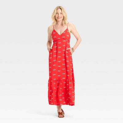 Women's Open Back Maxi Dress - A New Day™