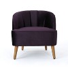 APRILSOUL Altay Velvet Upholstered Accent Chair,Stylish for Living Room,Bedroom,Single Box, Sturdy & Comfortable - 4 of 4