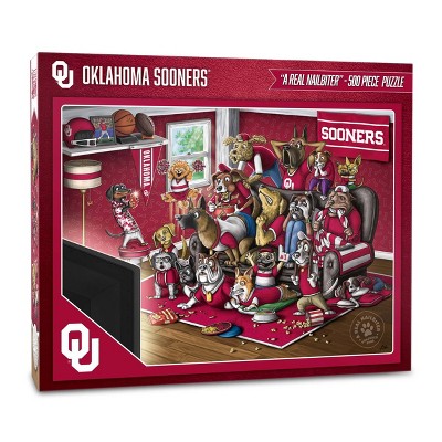 NCAA Oklahoma Sooners Purebred Fans 'A Real Nailbiter' Puzzle - 500pc