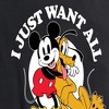Women's - Disney - Mickey Mouse and Pluto I Just Want All The Dogs Short Sleeve Graphic T-Shirt - 2 of 4