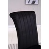 NicBex 2pc Dining Chair Upholstered Dining Room Furniture Side Chair with High Backfrest & Silver Metal Legs - 4 of 4