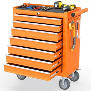 Huxxion 7-Drawer Heavy Duty Rolling Tool Chest Tool Storage Box - 1 of 4