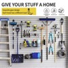 Munora 9-Piece Heavy Duty Garage Wall Hooks with Reinforced Solder Points - 5 Multi-Size Hooks, Hardware Included - 3 of 4