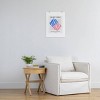 Deny Designs Ayeyokp Blue Pink Leaves Matisse Art Print - 3 of 4