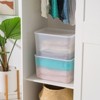 IRIS USA Plastic Modular Stackable Lidded Basket Storage Organizer Bins - 4 of 4