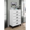 CAVINAS 5 Drawer Dresser for Bedroom,Rubber Wood Dressers & Chest of Drawers for Living Room,Entryway,Hallway - 2 of 4