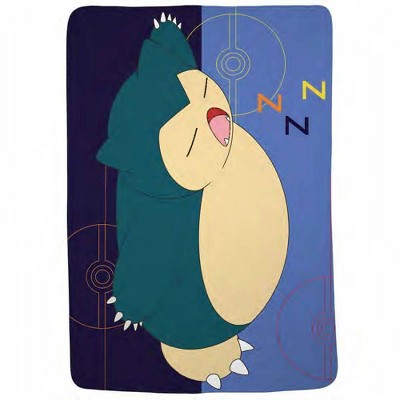 Pokemon Snorlax Mode Kids Blanket Target