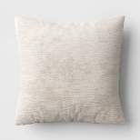Textured Velvet Square Throw Pillow - Threshold™