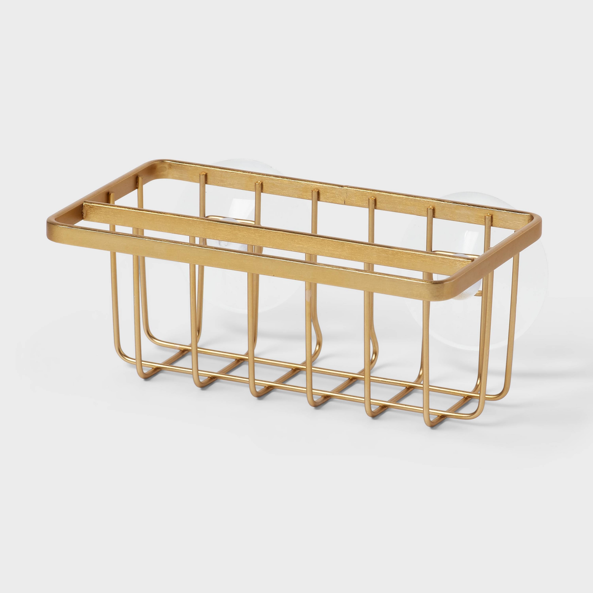 Suction Sink Caddy with Towel Bar Champagne - Brightroom™