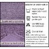 Fantasia Bath Rug Bathroom Rugs Set, Washable Rug, Extra Soft and Absorbent bath Rug, Bath Mat Set, Bath Floor Mat Non-Slip, 2 Pcs Set(M+L), Purple - 4 of 4