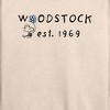 Women's - Peanuts - Woodstock 1969 Lightweight French Terry Wide Neck Long Sleeve Shirt - 2 of 4