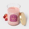 21.5oz Glass Jar Candle with Lid Wildberry Frosé - Threshold™ - image 3 of 3