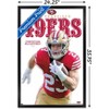 Trends International NFL San Francisco 49ers - Christian McCaffrey Feature Series 24 Framed Wall Poster Prints - 3 of 4