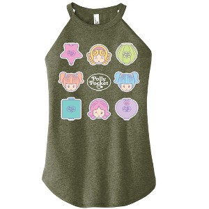Women's - Polly Pocket - Polly Pocket Grid Graphic High Neck Tank - 1 of 2