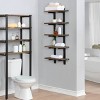 Pomona Metal and Solid Wood Bath Wall Shelf Natural - Alaterre Furniture - 2 of 4