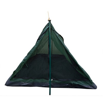 Forest Green 2-Person Three-Season Backpacking Tent with Carry Bag