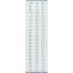 Vermont VRM951 Flatweave Indoor Runner Rug - Blue/Ivory - 2'3"x8' - Safavieh - 1 of 4