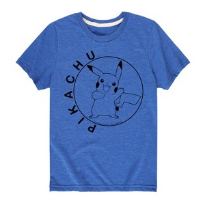 Boys' - Pokémon - Happy Pikachu Short Sleeve Graphic T-Shirt - 1 of 4