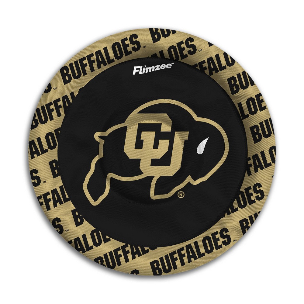 NCAA Colorado Buffaloes Flimzee Flying Disc: Polyester Toy for Ages 2+