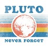Men's Design By Humans Pluto Never Forget By Tingsy Tank Top - 2 of 3