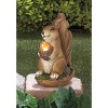 4.25" Squirrel Solar Statue Brown - Zingz & Thingz: Outdoor Garden Decor, Pathway Lighting - 2 of 4