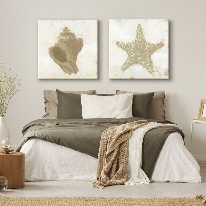 Sullivans Darren Gygi Starfish Silhouette Giclee Wall Art, Gallery Wrapped, Handcrafted in USA, Wall Art, Wall Decor, Home Décor, Handed Painted, 5 of 6